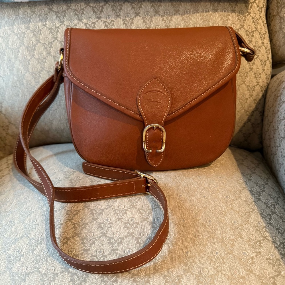 Longchamp Leather Crossbody Bag